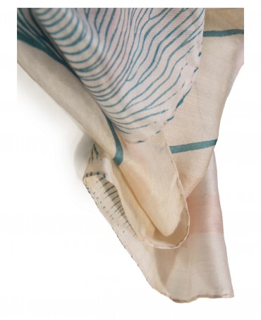 Палантин Женский SN40-GINKO/PECHE